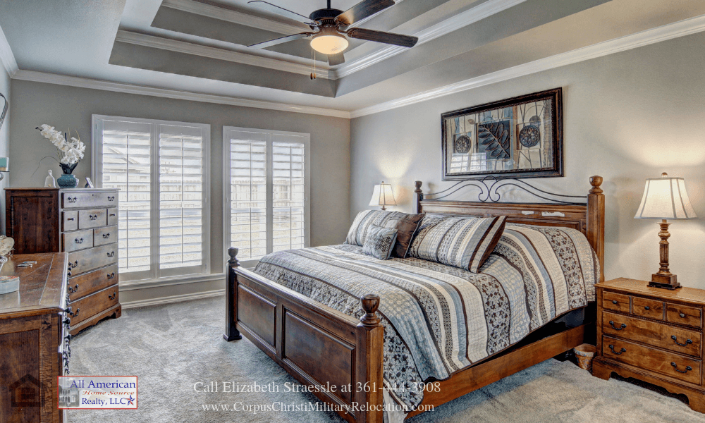 Homes for Sale in Rancho Vista Corpus Christi TX - Get the best sleep in the elegant and inviting master suite of this Corpus Christi home for sale. 