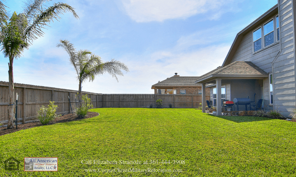 Real Estate Properties for Sale in Rancho Vista Corpus Christi TX - The extra large backyard of this Corpus Christi home has so much potential. 