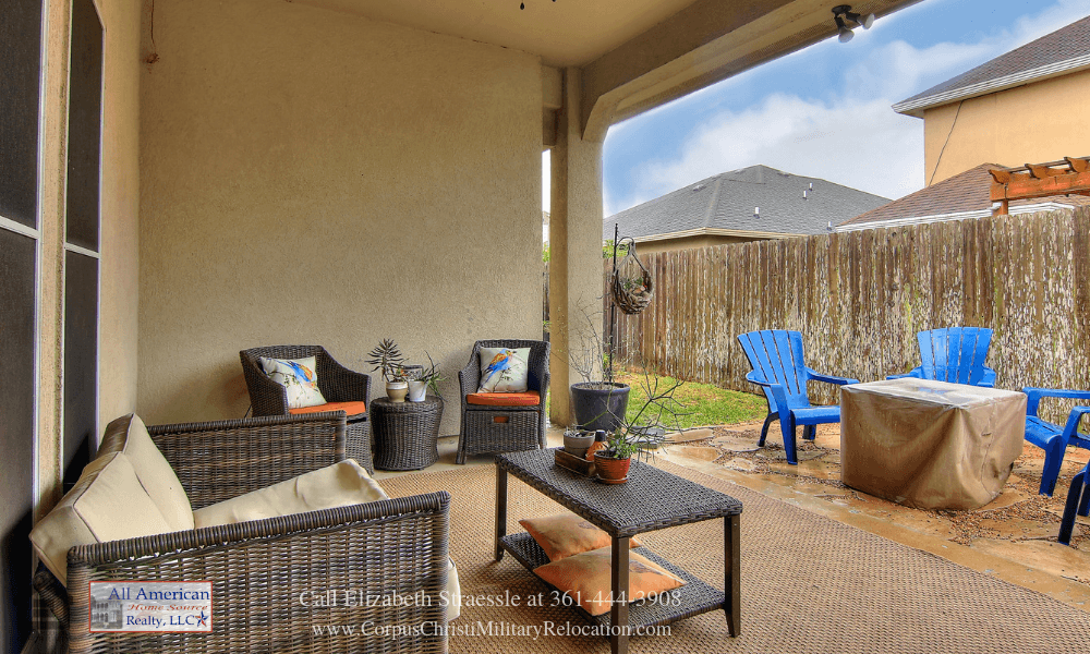 Corpus Christi TX Homes for Sale - Enjoy fun-filled barbecue parties on the covered patio and backyard of this Corpus Christi home for sale.