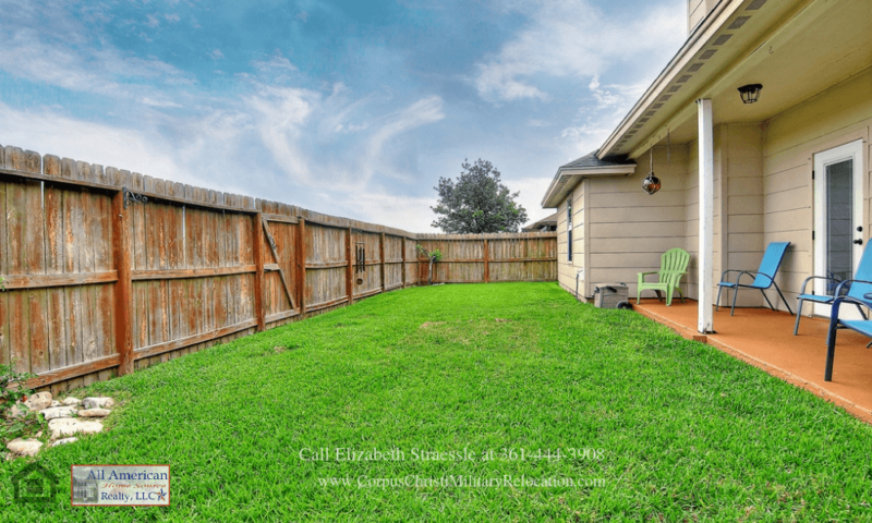 Homes in Royal Creek Estates Corpus Christi TX - Relax in the fully-fenced, easy-to-maintain backyard of this home for sale in Corpus Christi.